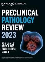 Preclinical Pathology Review 2023: For USMLE Step 1 and COMLEX-USA Level 1
 9781506284545