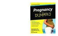 Pregnancy for dummies [3 ed.]
 047038767X, 9780470387672, 9780470401989