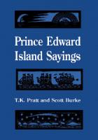 Prince Edward Island Sayings [1 ed.]
 9781442664821, 9781442613171