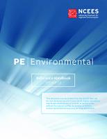 Principles and Practice of Engineering PE Environmental Reference Handbook [1.2 ed.]