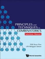 Principles and Techniques in Combinatorics: Solutions Manual [1 ed.]
 9813238844, 9789813238848