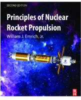 Principles of Nuclear Rocket Propulsion [2 ed.]
 0323900305, 9780323900300