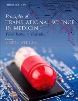 Principles of Translational Science in Medicine: From Bench to Bedside [3 ed.]
 0128204931, 9780128204931