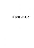 Private Utopia: Cultural Setting of the Interior in the 19th and 20th Century
 9783110455496, 9783110454635