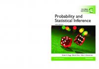 Probability and Statistical Inference
 9780321923271, 1292062355, 9781292062358, 0321923278