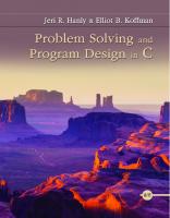 Problem Solving and Program Design in C [8 ed.]
 0134014898, 9780134014890