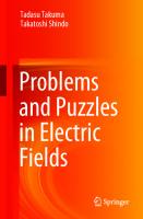 Problems and puzzles in electric fields
 9789811532962, 9789811532979