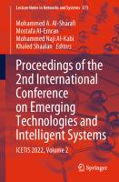 Proceedings of the 2nd International Conference on Emerging Technologies and Intelligent Systems: ICETIS 2022, Volume 2
 3031204301, 9783031204302