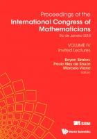 Proceedings of the International Congress of Mathematicians Volume 4 Invited lectures (ICM 2018)
 9789813272934, 9813272937