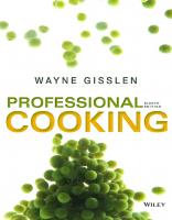 Professional cooking [Eighth edition.]
 9780470840016, 0470840013, 9781118636725, 1118636724