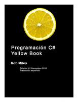 Programación C# Yellow Book [8.2 ed.]
 9781728724966