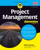 Project Management For Dummies [3 ed.]
 9781394201884, 9781394201891, 9781394201907