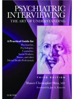 Psychiatric Interviewing: The Art of Understanding [3 ed.]