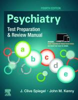 Psychiatry. Test Preparation & Review Manual [4 ed.]
 9780323642729