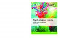 Psychological testing: history, principles, and applications [Seventh edition]
 9780205959259, 1292058803, 9781292058801, 9781292067551, 0205959253, 9780205961061, 0205961061