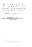 Psychopathology and Psychiatry: Selected Works
 1560007079, 9781560007074
