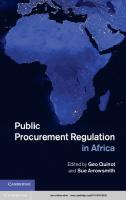 Public Procurement Regulation in Africa
 9781139612753, 9781107028326