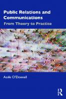 Public Relations and Communications: From Theory to Practice
 1032170433, 9781032170435