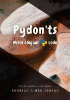 Pydon'ts – Write elegant Python code