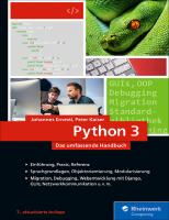 Python 3: Das umfassende Handbuch
 9783836291316