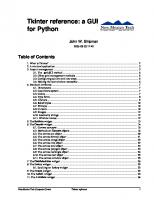 Python & Tkinter Programming
 1884777813, 9781884777813