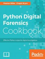 Python Digital Forensics Cookbook (1)
 9781783987467, 1783987464, 9781783987474, 1783987472