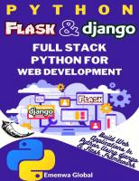 Python Flask and Django | Full Stack Python for Web Development: Build Web Applications in Python Using Flask and Django Frameworks