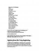 Python from the very beginning [1 ed.]