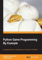 Python Game Programming By Example
 1785281534, 9781785281532