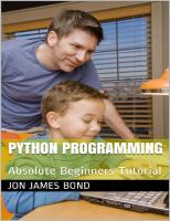 Python Programming: Absolute Beginners Tutorial