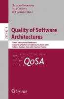Quality of Software Architectures: Second International Conference on Quality of Software Architectures, QoSA 2006, Västeras, Schweden, June 27-29, ... (Lecture Notes in Computer Science, 4214)
 3540488197, 9783540488194