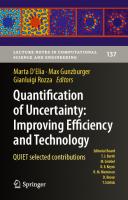 Quantification of Uncertainty: Improving Efficiency and Technology: QUIET selected contributions [1st ed.]
 9783030487201, 9783030487218