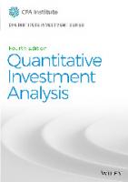 Quantitative Investment Analysis (CFA Institute Investment Series) [4 ed.]
 1119743621, 9781119743620