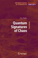 Quantum Signatures of Chaos (Springer Series in Synergetics)
 3642054277, 9783642054273