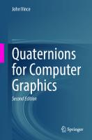 Quaternions for Computer Graphics [2 ed.]
 1447175085, 9781447175087