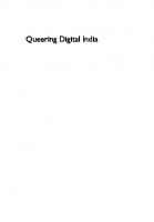 Queering Digital India: Activisms, Identities, Subjectivities
 9781474421188