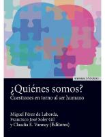 ¿Quiénes somos?: Cuestiones en torno al ser humano (Astrolabio) (Spanish Edition)
 9788431355968