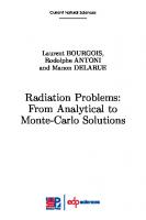 Radiation Problems : From Analytical to Monte-Carlo Solutions
 9782759826506
