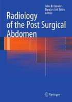 Radiology of the post surgical abdomen
 9781447127741, 1447127749, 9781447127758, 1447127757