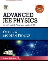 Rahul Sardana- Optics and Modern Physics JEE