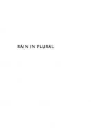 Rain in Plural: Poems
 9780691203577