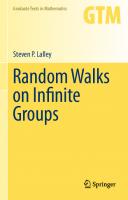 Random Walks on Infinite Groups
 9783031256318, 9783031256325