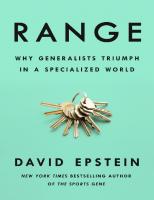 Range: Why Generalists Triumph in a Specialized World
 2018051571, 2018053769, 9780735214491, 9780735214484