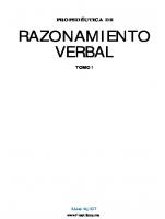 RAZONAMIENTO VERBAL TOMO I [cuarta reinpresión ed.]
 9786034018457