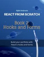 React from Scratch. Book 2. Hooks and forms. Build your porfolio with hooks and forms
