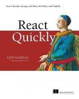 React Quickly [1 ed.]
 1617293342, 9781617293344