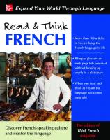 Read & Think French with Audio CD
 9780071702362, 0071702369, 9780071702331, 0071702334, 1081101121