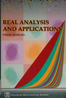 Real Analysis and Applications: Including Fourier Series and the Calculus of Variations
 0821838415, 9780821838419