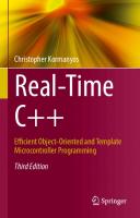 Real-Time C++: Efficient Object-Oriented and Template Microcontroller Programming [3rd ed. 2018]
 3662567172, 9783662567173