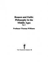 Reason and faith : philosophy in the Middle Ages